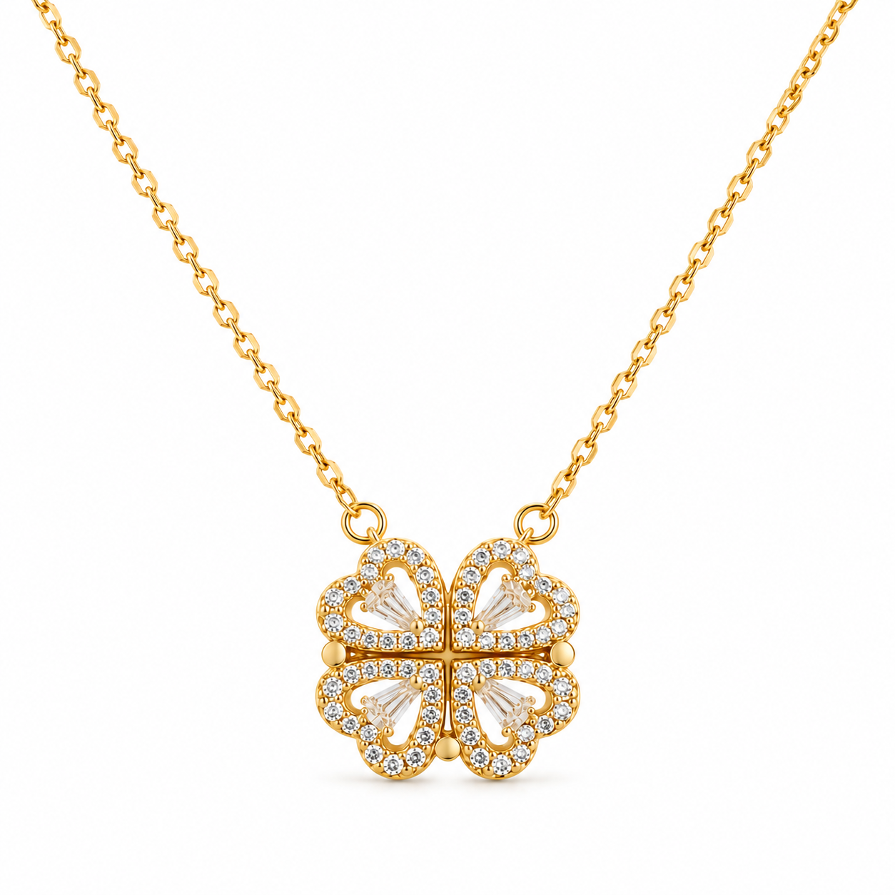 Collar Trébol Corazón