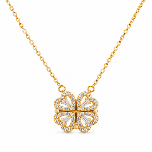 Collar Trébol Corazón