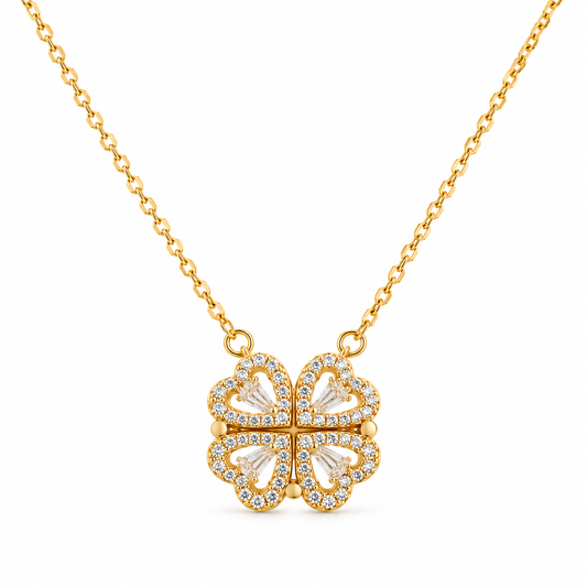 Collar Trébol Corazón