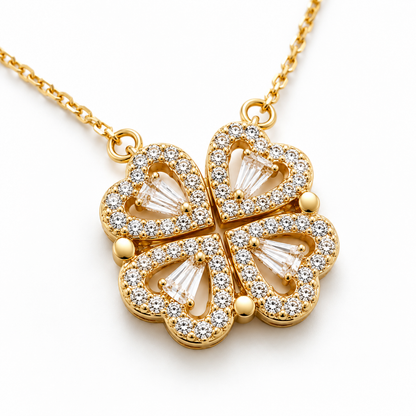 Collar Trébol Corazón