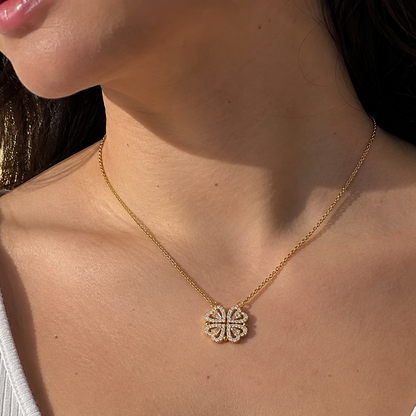 Collar Trébol Corazón