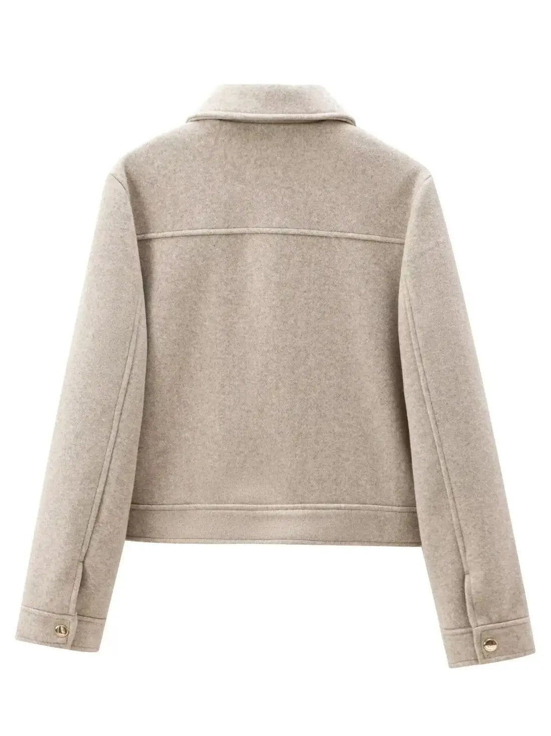 Urban Wool Shift — Minimalist Wool Jacket