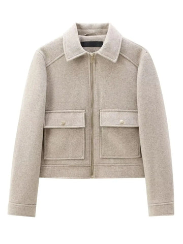 Urban Wool Shift — Minimalist Wool Jacket